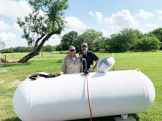 Propane tank shop for home