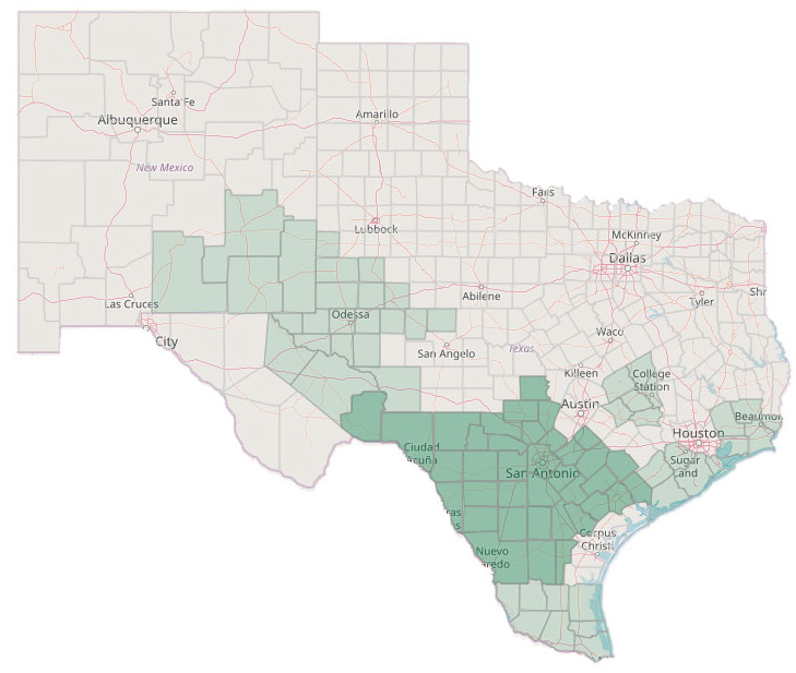 Eagle Ford Pico Map